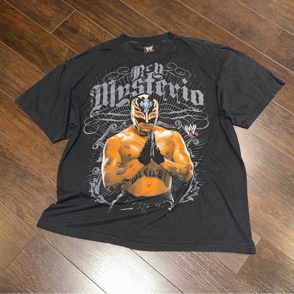 Vintage WWE Rey Mysterio “619” Double Sided Wrestling T-Shirt Men’s Size XL